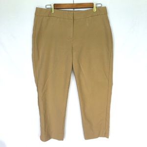 Women’s Talbots Petites Curvy Tan Capri Trouser Capri Pant Size 12P